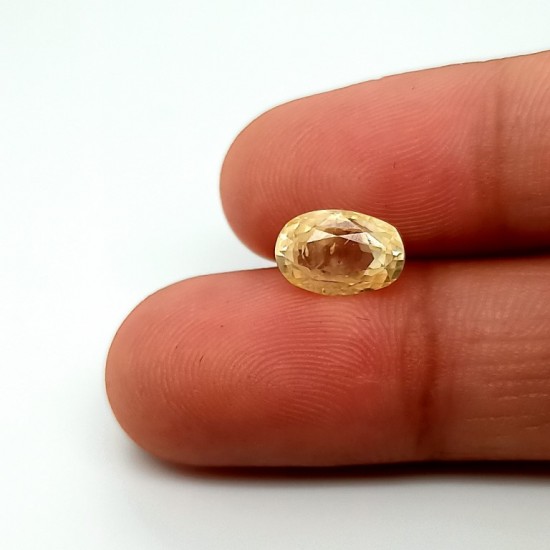 Yellow Sapphire (Pukhraj) 3.04 Ct gem quality